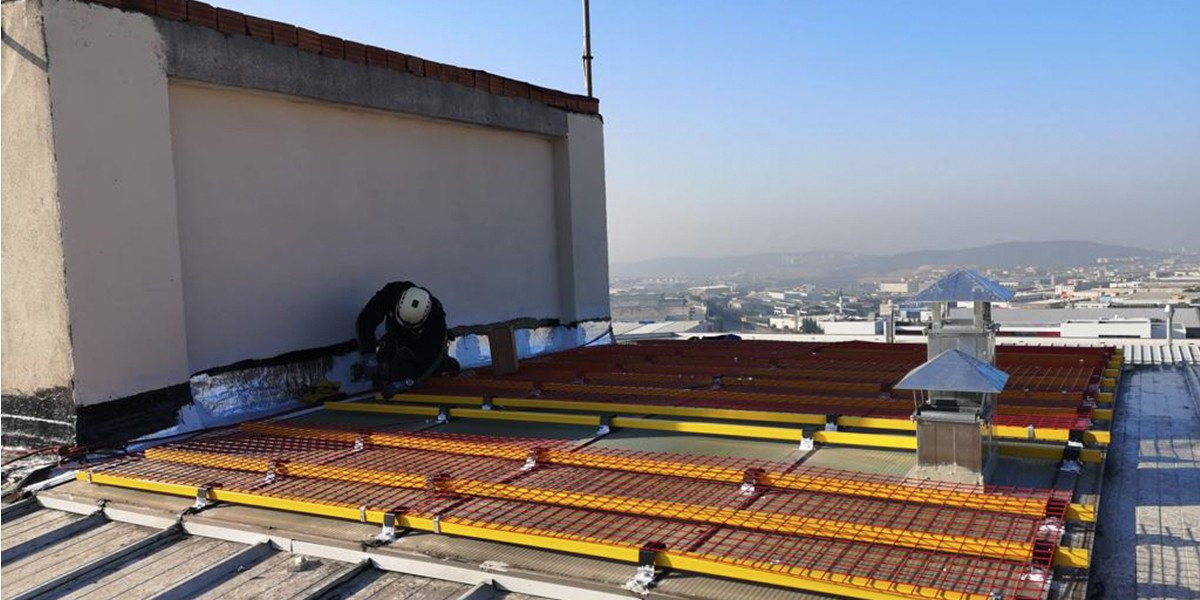 Roof Walkway RW-22 Çatı Üzeri Yürüyüş Yolu